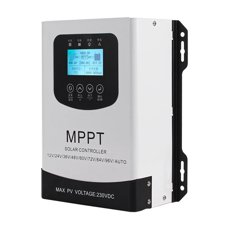 40A 60A 80A 100A 12V 24V 48V 60V 72V 96V 120VDC MPPT контроллер заряда солнечной батареи