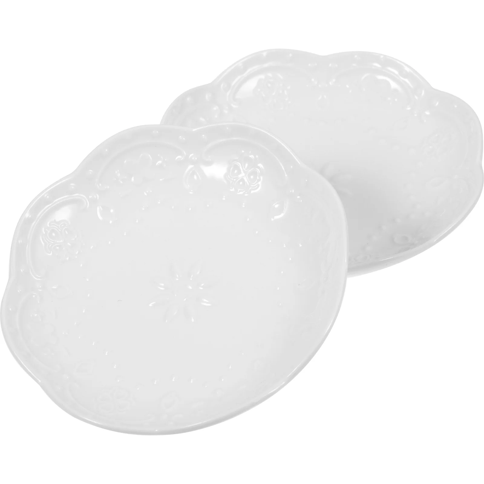 

Plates Plate Dish Sauce Appetizerdipping Bowls Ceramic Tray Serving Dishes Condiment Side Soy Saucers White Seasoning Sushi