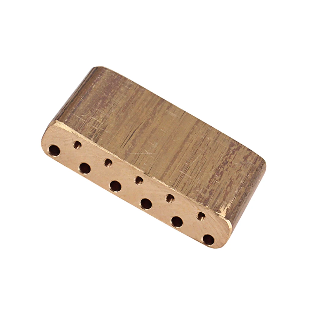 

Tremolo Block Lightweight Strat Tremolos High Hardness Brass Block Reusable Base Plate Wear-resistant Guitar Tremolo Bridge