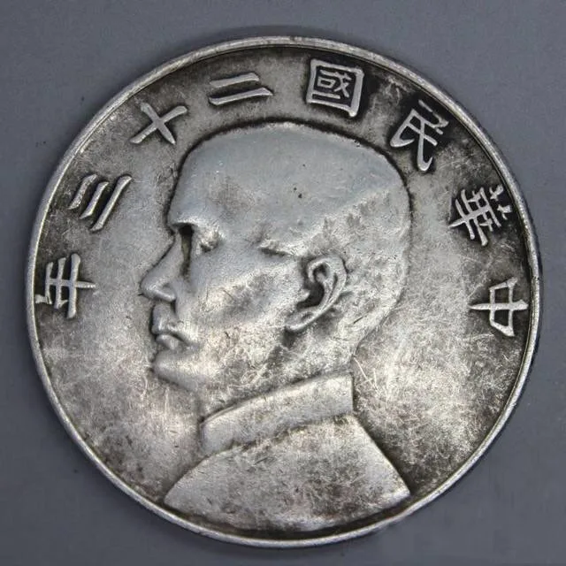 

Круглый Медный Серебряный доллар Sun yat-sen с двадцатилетним парусником