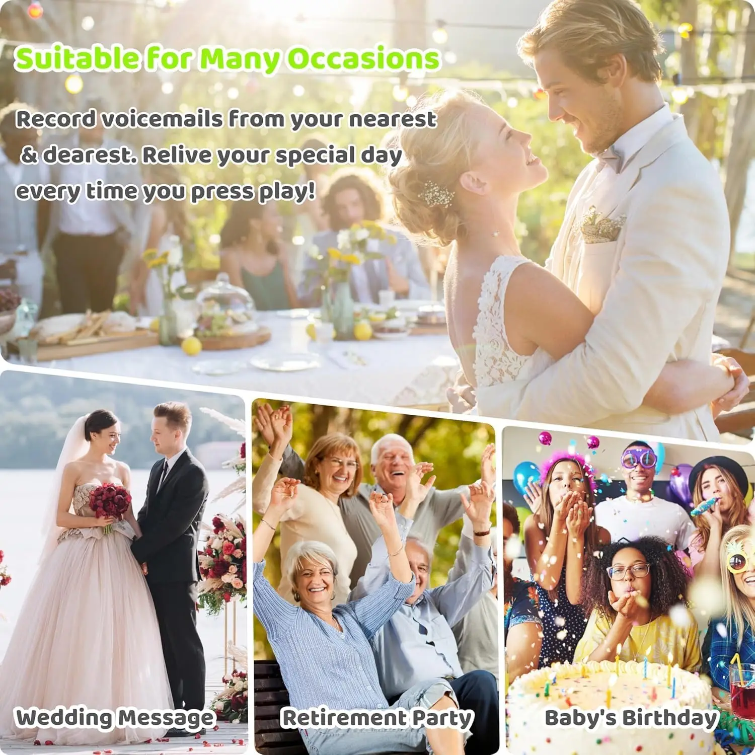 Аудио-телефонная гостевая книга для гостей свадьбы голосовая входа аудио