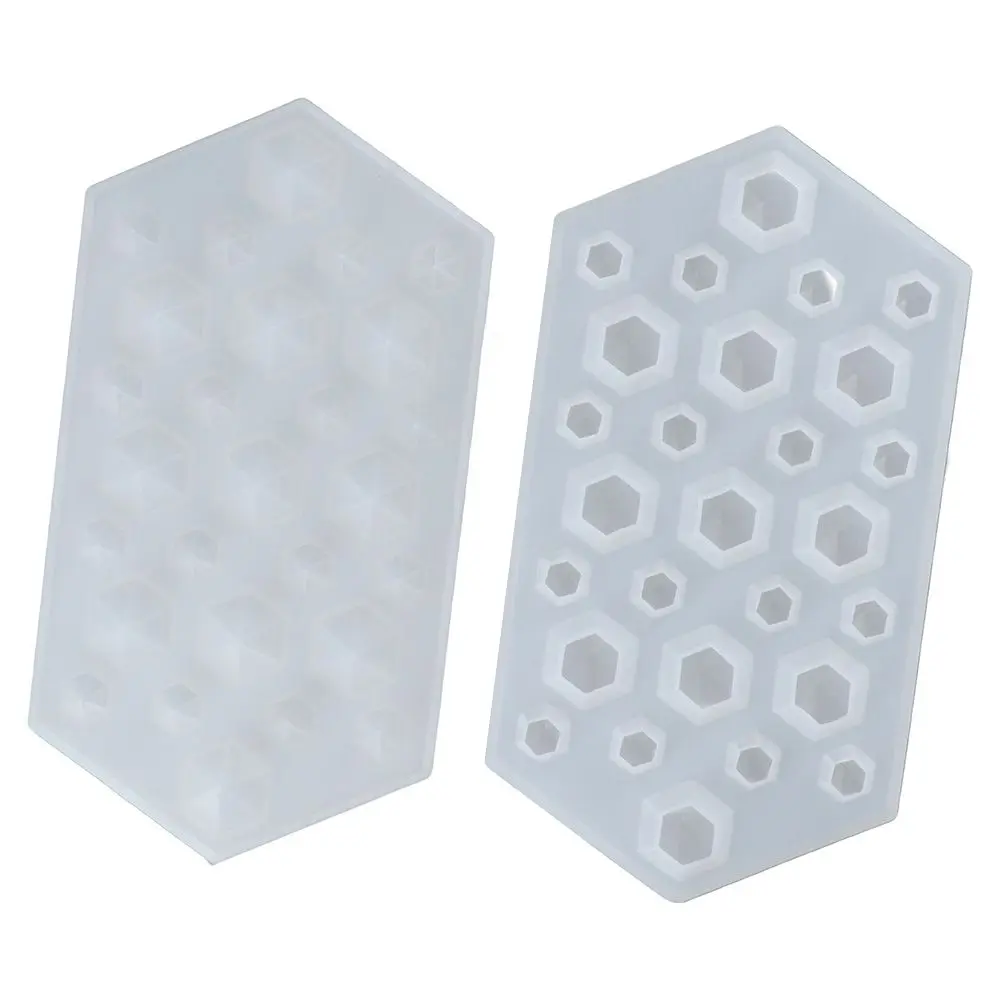 

2pcs white 3D Gem Silicone Molds 23*12cm Silicone silicone molds for resin crafts resin earring molds Clay decoration