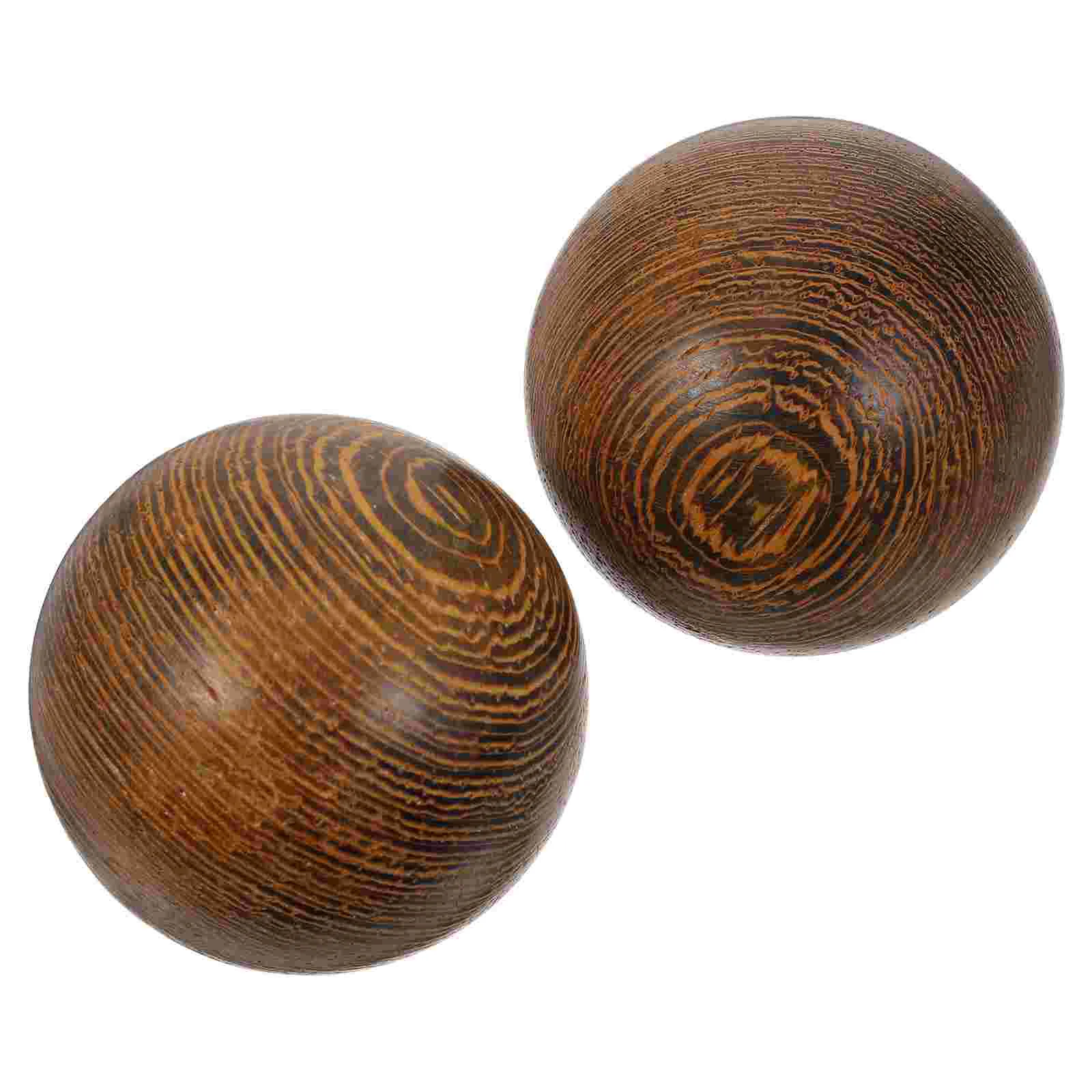 

2pcs Baoding Balls Coffee Rosewood Balls Chinese Healthy Exercise Baoding Balls for Hand Wrist Exercise ( Coffee )