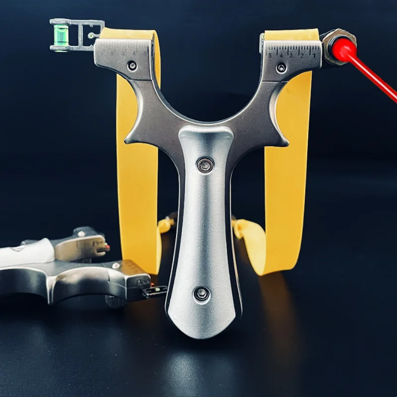 

Stainless Steel Slingshot Professional Slingshot Competition Special Equipment Field Hunting Survival Tool with Laser