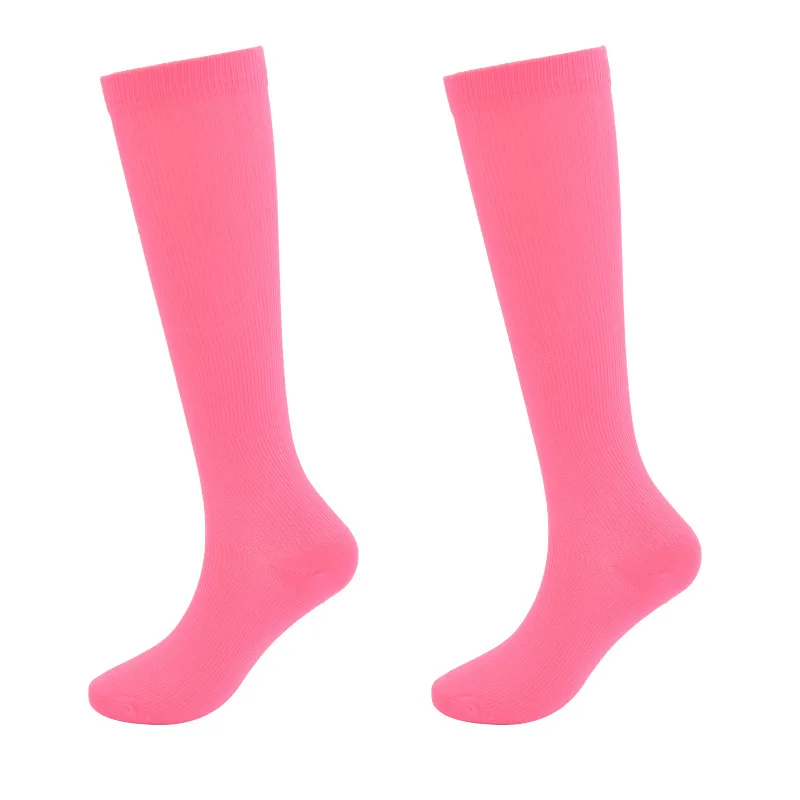 Pressure Socks Sport Adult CompressionSocks Solid Color 10 PAIRS Long Running Compression Sports Leg Socks Sport Women Socks