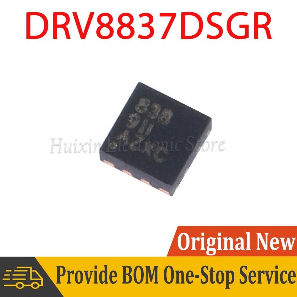 Драйвер двигателя DRV8837DSGR DRV8837 WSON-8 низкое напряжение H-образный мост SMD новый и оригинальный чипсет IC, 5 шт.