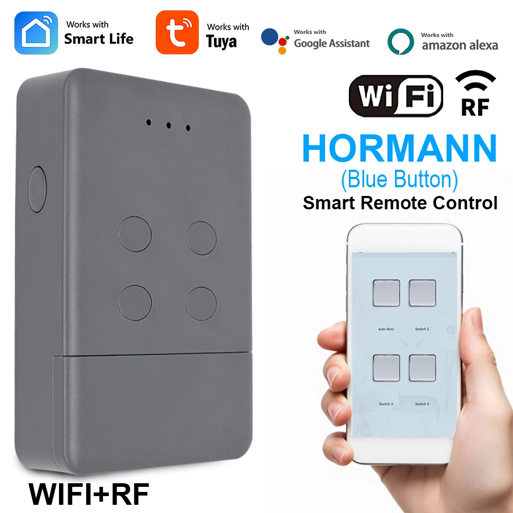 

WIFI HORMANN умный механизм открывания гаражных ворот Tuya Smartlife приложение дистанционное управление HSM2 HSM4 HSE2 HSE4 HS1 HS2 HS4 868 МГц передатчик