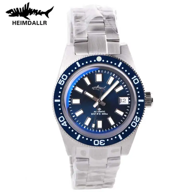 

HEIMDALLR 62MAS Top Men's Watch Sapphire Crystal Ceramic Ring 300M Water Resistance NH35A Automatic Mechanical Watches Diver