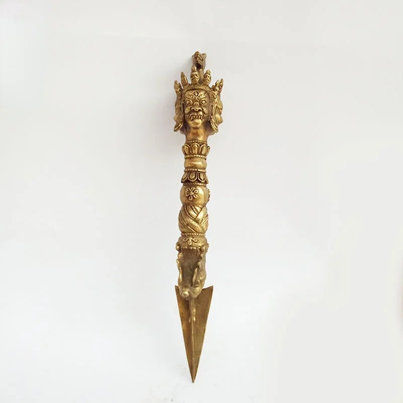 Большой пестик Будды из чистой меди помпы медный Ваджра тантрический Будда