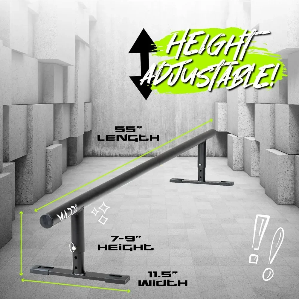 55-дюймовая длинная плоская направляющая для скейтборда — сверхпрочный круглый