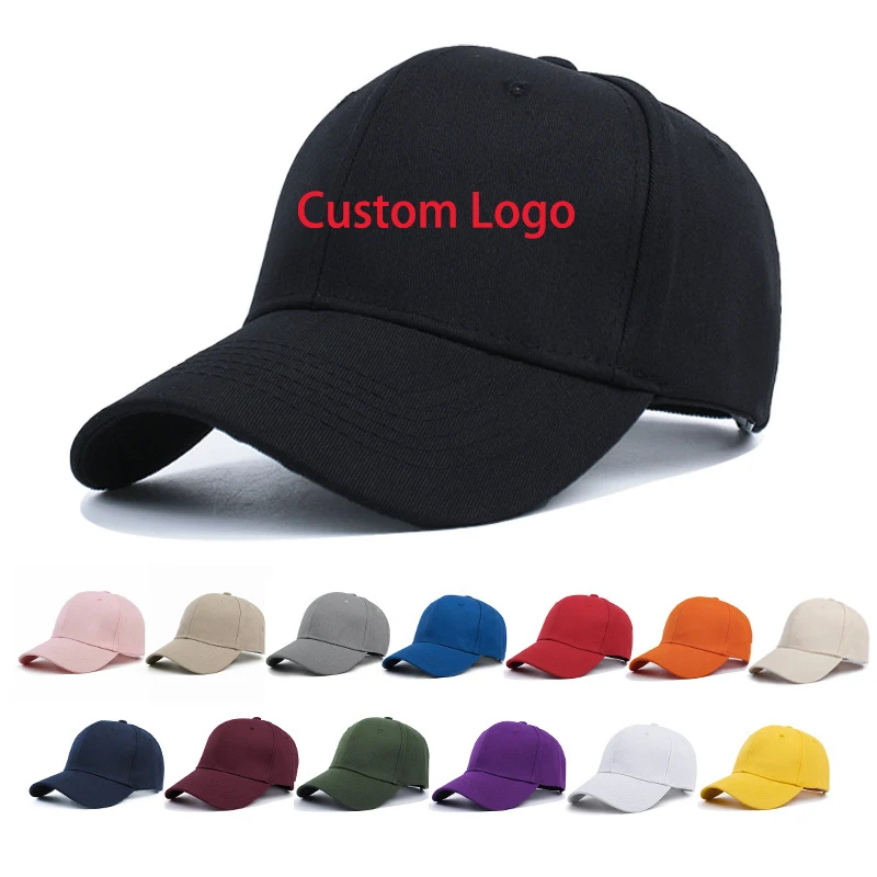 

Free Custom Logo Baseball Caps for Men Woman Hat Men's Cap Print Text Designer Center Mesh Adjustable Snapback Cap Gorras
