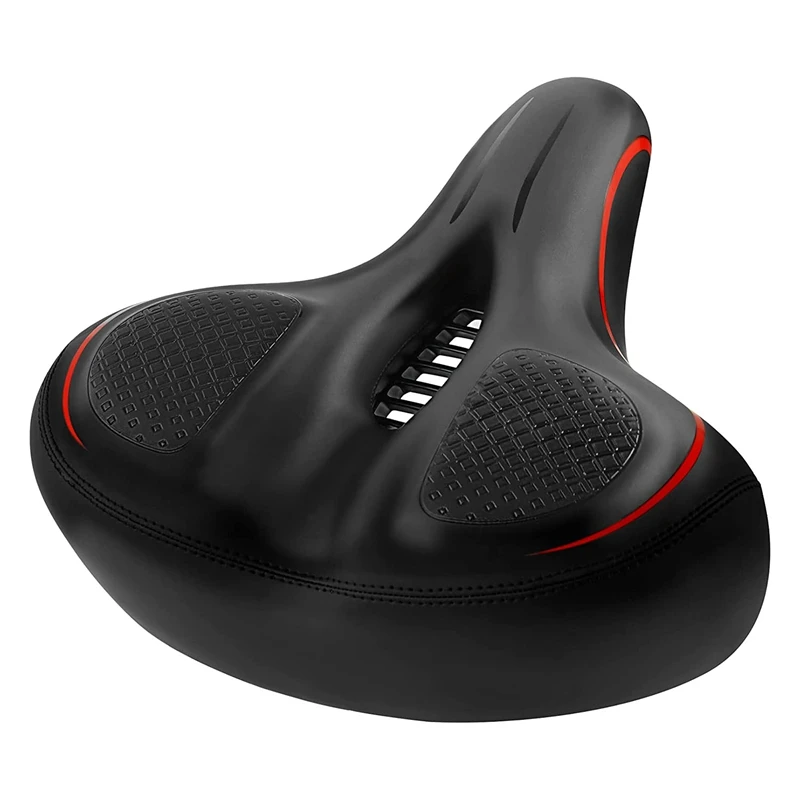 

Hot 3C-Oversized Bike Seat For Peloton Bike & Bike+,Bikes Wide Soft Saddle Replacement Bike Seats,Seat Cushion For Men & Women