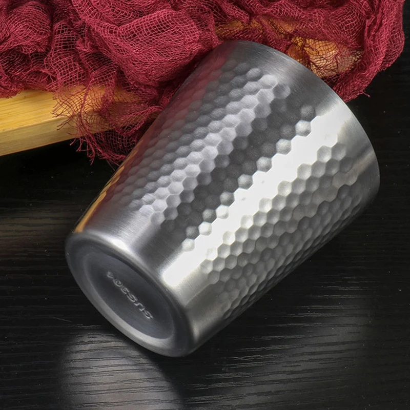 Бокал для коктейля в горошек из нержавеющей стали двухслойный бокал вина