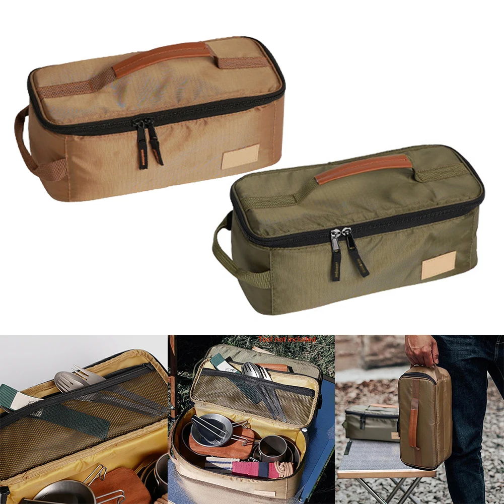 

Outdoor Camping Storage Bag Tool 210D Nylon Cup Tableware Storage Bag Gas Tank Storage Bag 31*13*12cm/12.2*5.1*4.7in