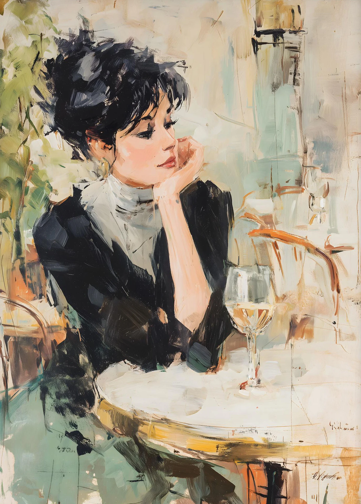 

Романтический постер "Классический французский садиор" на холсте