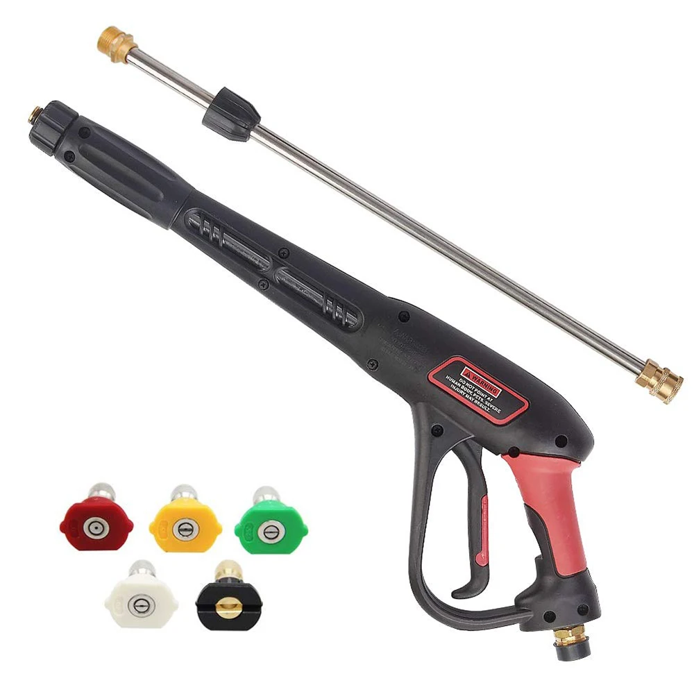 

4000PSI Pressure Washer Gun with 21 Inch Pressure Washer Wand Suitable for Pressure Washer Hose & Pressure Washer