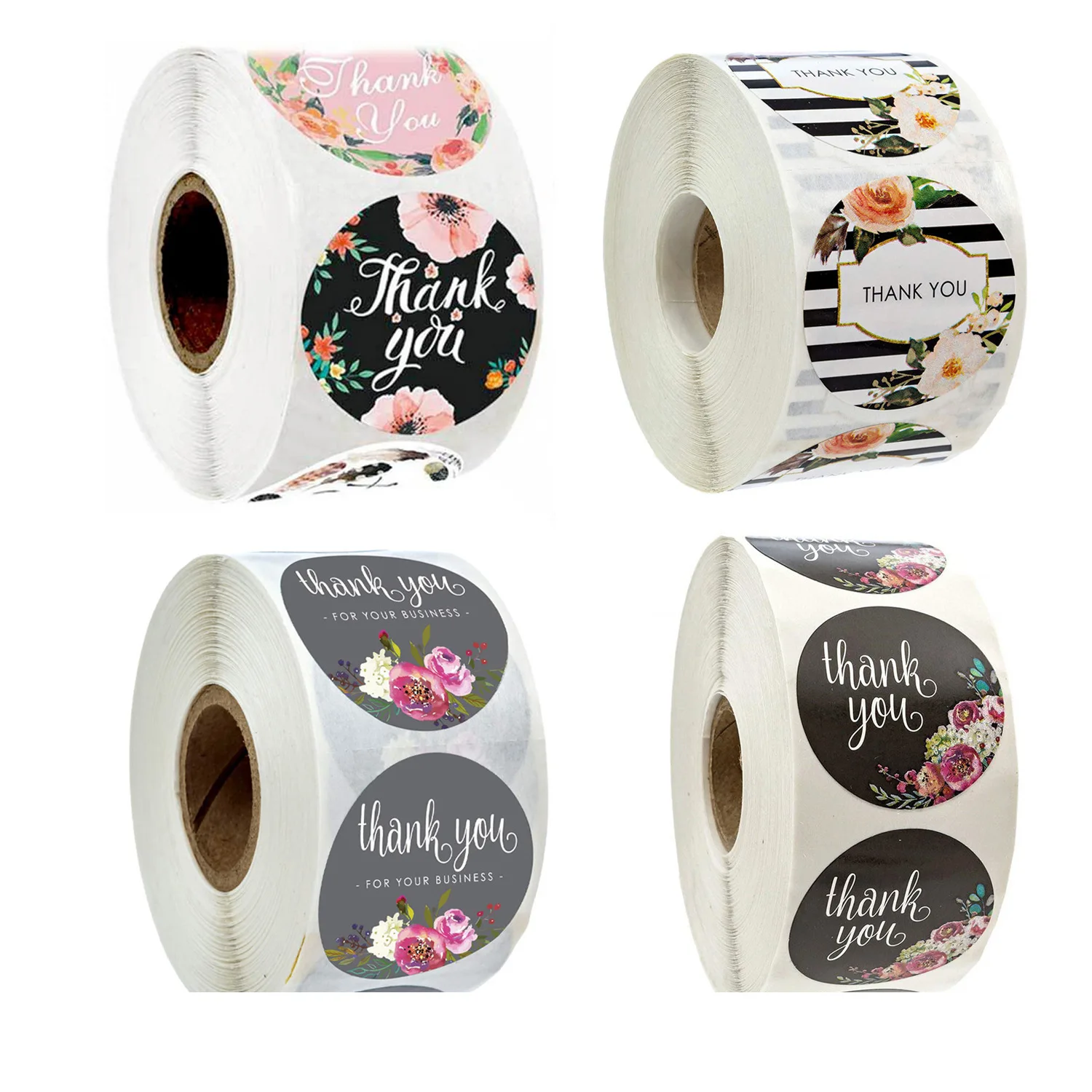 

Pack thank you seal envelope decoration sticker label