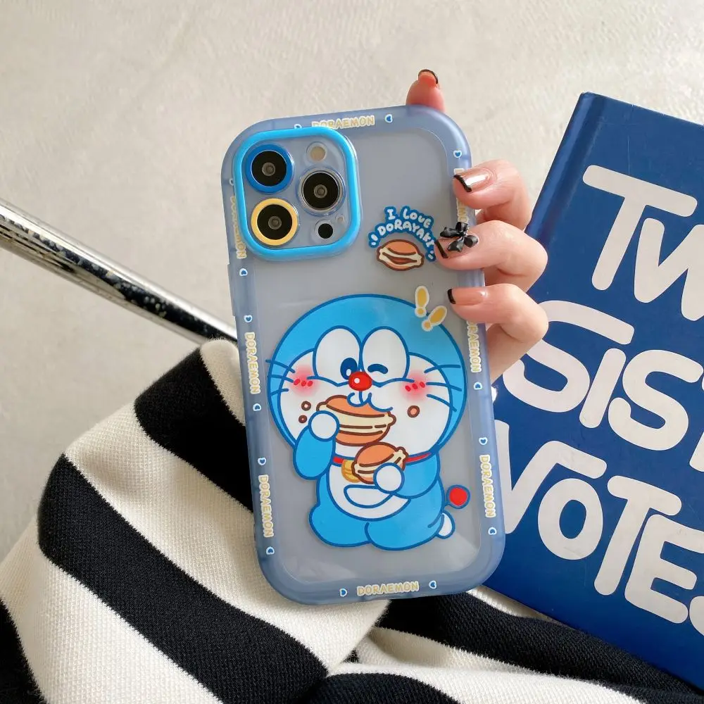 Kawaii мультфильм Doraemon мягкий силиконовый чехол для iphone 13 12 Pro 11pro Max X XR XSMAX телефонные чехлы для funda iphone11 Coque