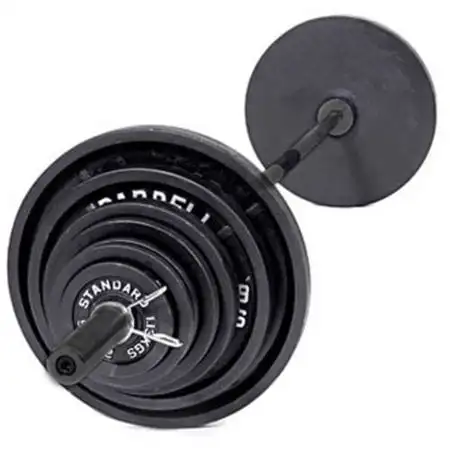 

300-lb Cast Iron Weight Set (Includes 7' Bar)