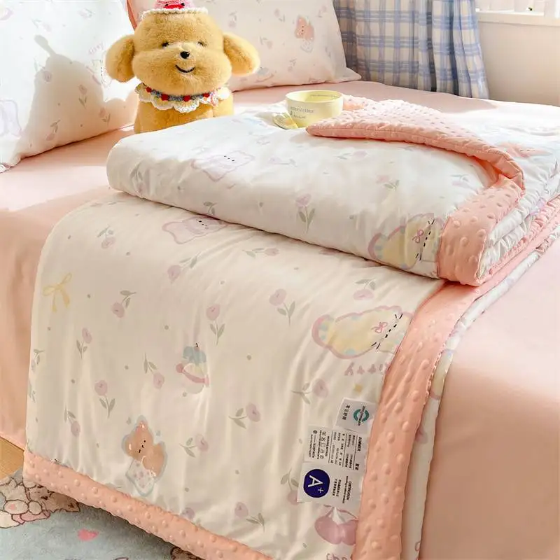 

Летнее одеяло из стираного хлопка