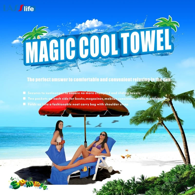 

Quick-drying Chair Beach Towel Portable Water-absorbent Towel Non-pilling Sports Bath Towel 75*210 Cold Swimming Towels Blanket