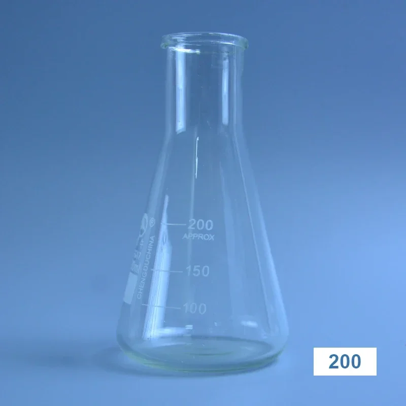 Колба Эрленмейера с треугольной бутылкой — лабораторный или кухонный