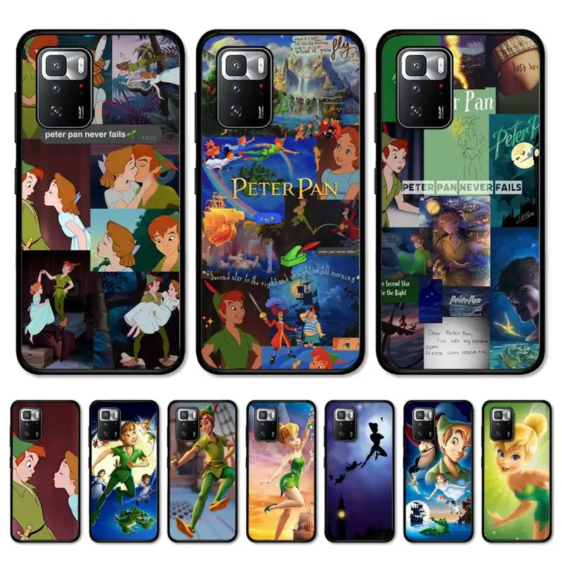

Disney Peter Pan Phone Case For Redmi Note 8A 7 5 Note8pro 8T 9Pro note 6pro Funda Capa