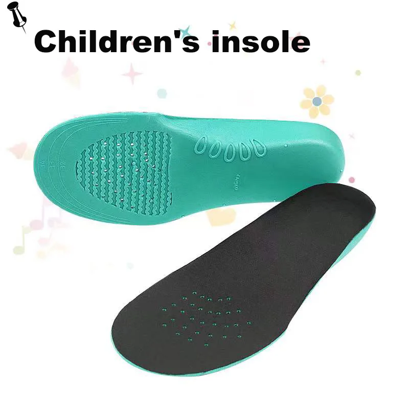 KID's flat foot corrective insole corrects the inner eight-character sports insole to support KID's arch foot valgus full pad