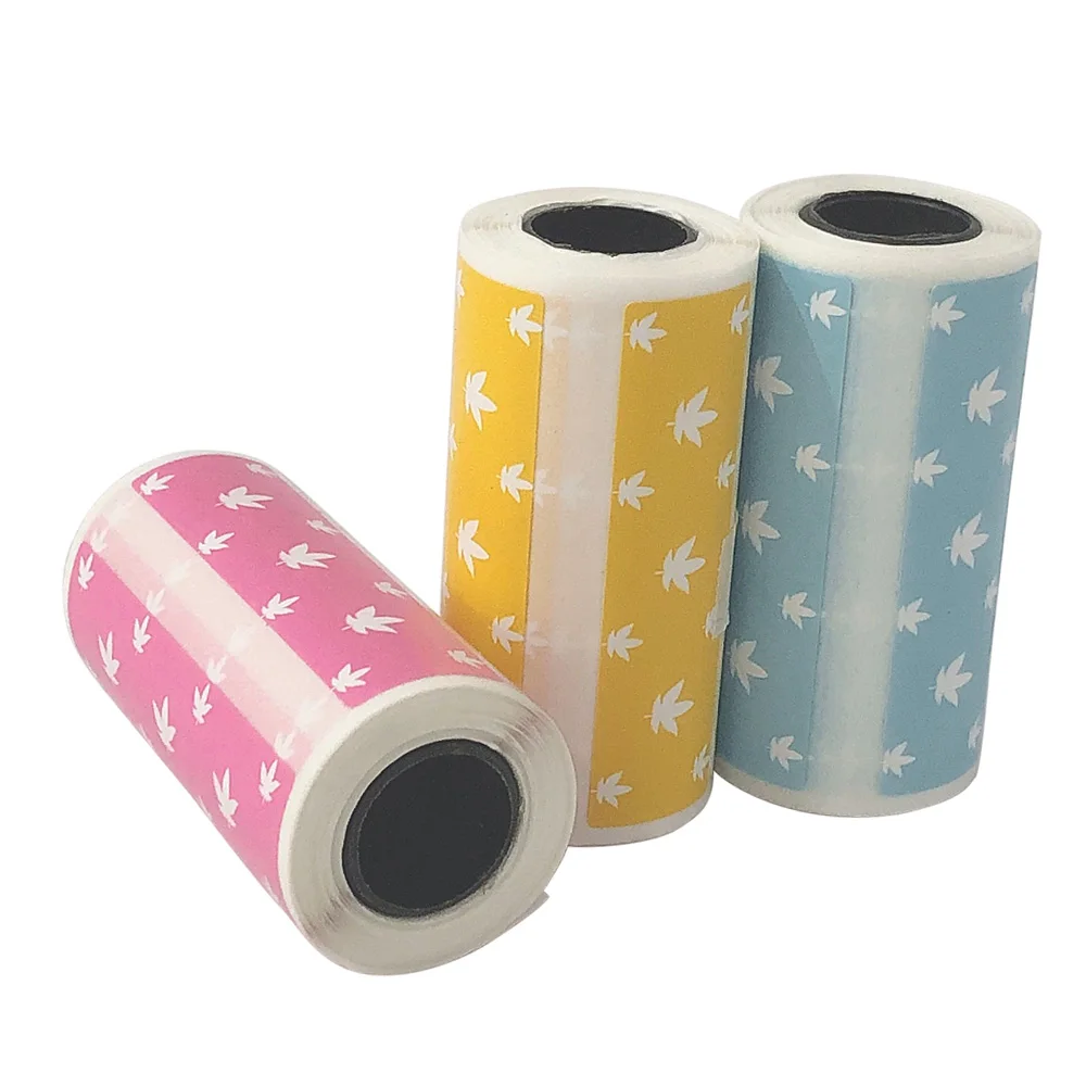 

3 Rolls Direct Thermal Labels Roll 57*30mm Strong Adhesive Sticker Clear Printing for PeriPage A6 Pocket BT Thermal Printer