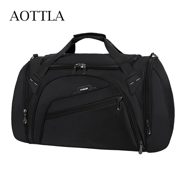 AOTTLA Large Women's Bag Nylon Handbags Men Shoulder Bags High Quality Crossbody Pack Ladies Sports Gym Travel Bag Messenger Bag 1