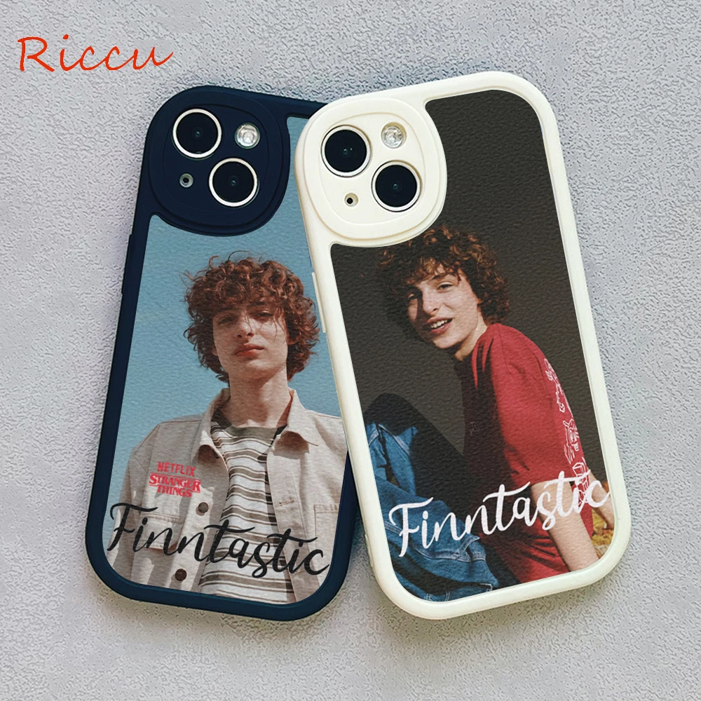 

TV Finn Wolfhard Stranger Things Phone Case for Iphone 14 13 11 12 Pro MAX 13 12 MiNi 7 8 plus XS XR Lambskin Protective Covers
