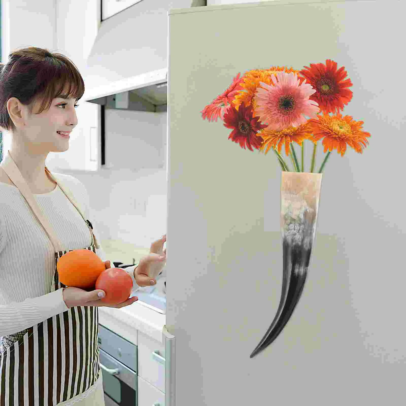 Череп настенный рог украшения в стиле кантри ваза рога корова