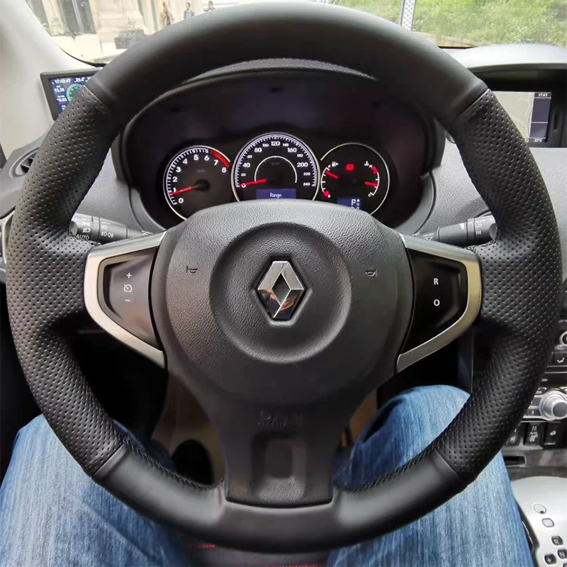 

Кожаный чехол на руль для Renault Koleos 2009-2016