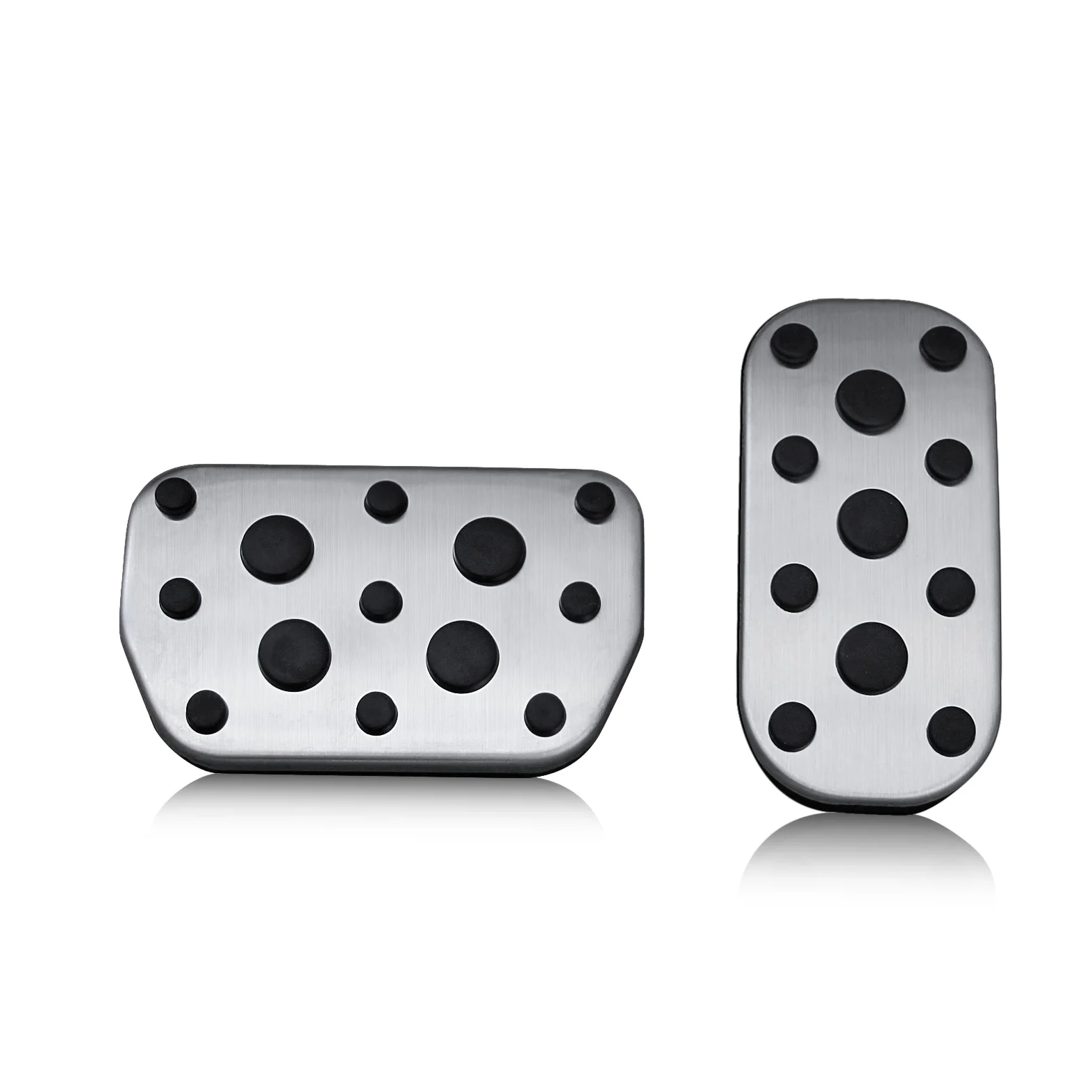 

No Drill Steel Gas Brake Pedal Pad Cover Kit For 2017-2022 Toyota C-HR Corolla Cross Suzuki Swace