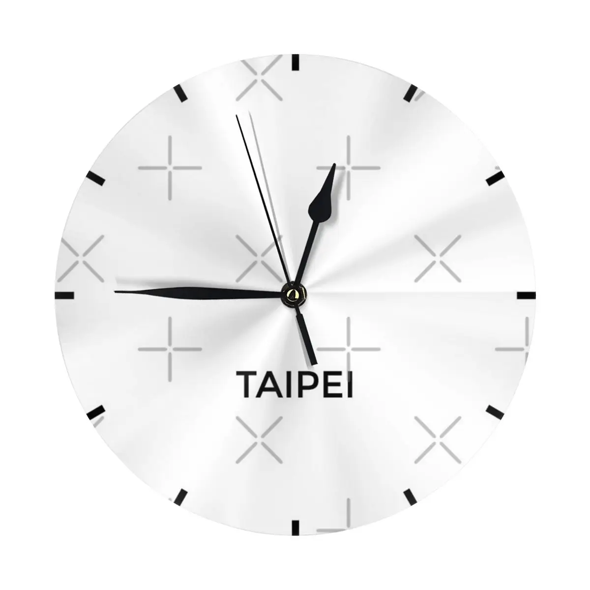 Настенные часы с тайбэйским часовым поясом настенные для украшения комнаты