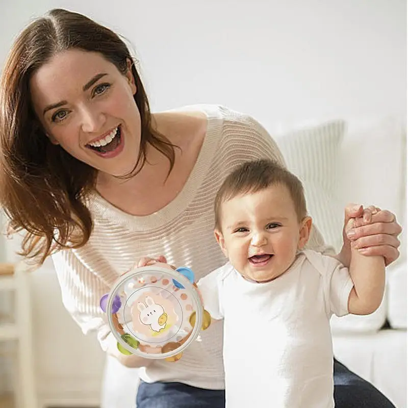 Бубни музыкальный инструмент бубен игрушка для детей игрушки раннего обучения