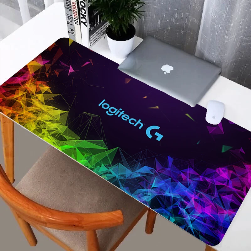 Mousepad Logitech Gaming Accessiores Non-slip Rubber Pc Gamer Mausepad Keyboard Pad Deskmat Anime Tapis De Souris XXL Mouse Pad