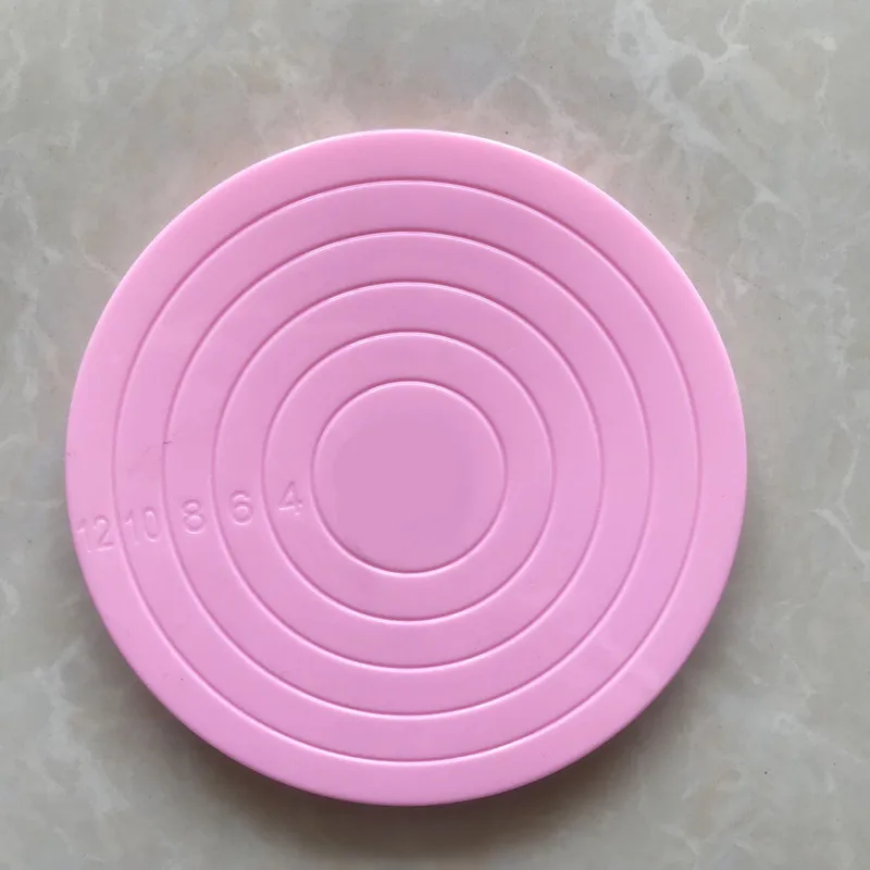 

Color Plastic Cake Mounting Table Rotary Mounting Tool for Cake Mounting Table Baking Tools for Cakes
