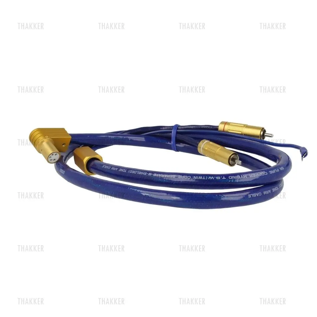 Denmark ORTOFON 6NX-TSW 1010 L Straight And L-shaped phono Arm Signal Cable For LP Vinyl Record Player Accessories