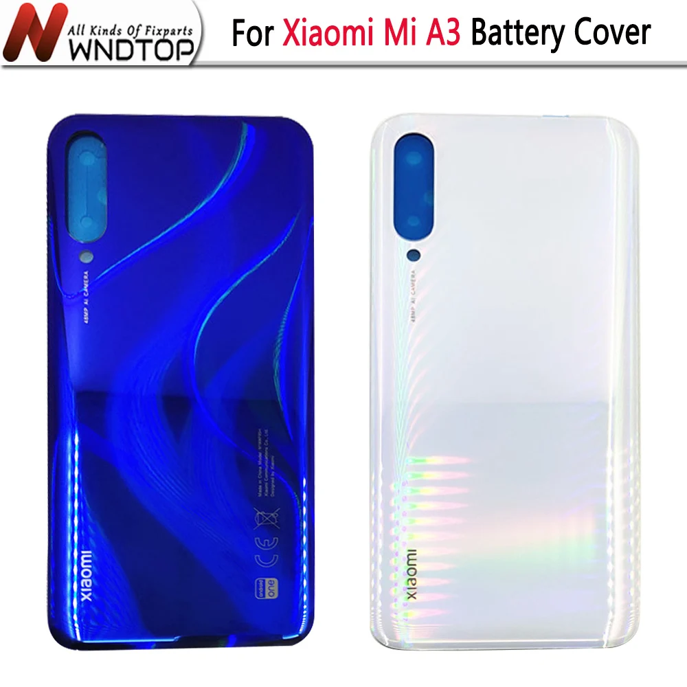 Оригинальный Новый чехол для Xiaomi Mi A3 задняя крышка батарейного отсека MiA3 Крышка