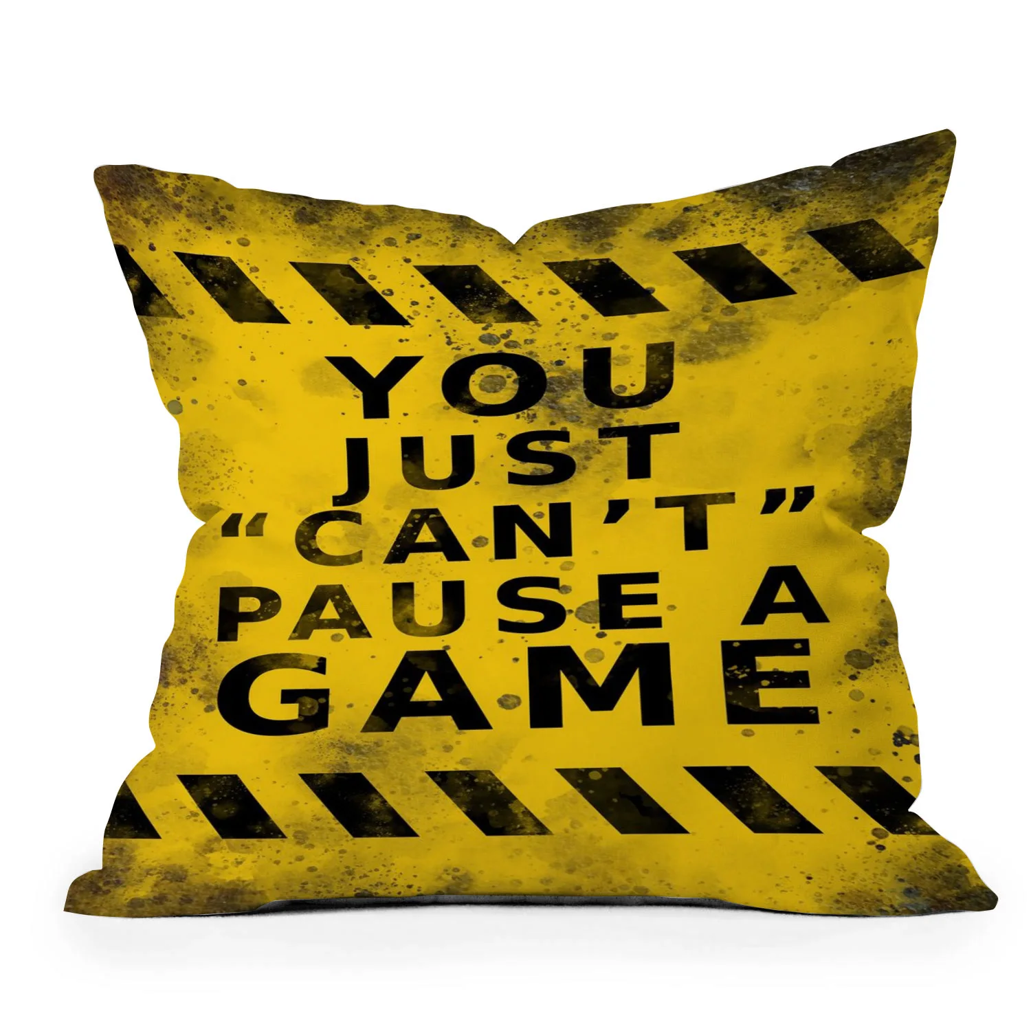 

Can t pause a game Video Game Cushion Covers Gamepad GAME ON Pillowcase Happy Birthday Decor Kids Gifts