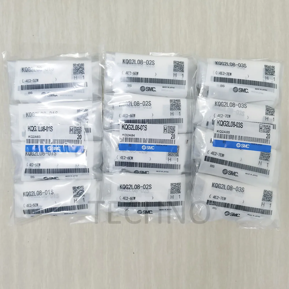 Оригинальные фитинги SMC KFG2L0806-02 4F1-7DQ высокая твердость новая энергия индустрия