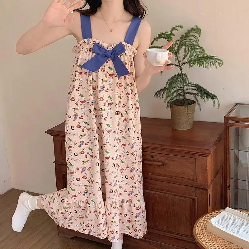 Luxurys Night Gowns For Women Cotton Sleepwear High Quality Underwear Female Nightdress Summer Sleep Wear Sexy Drees Womensexy