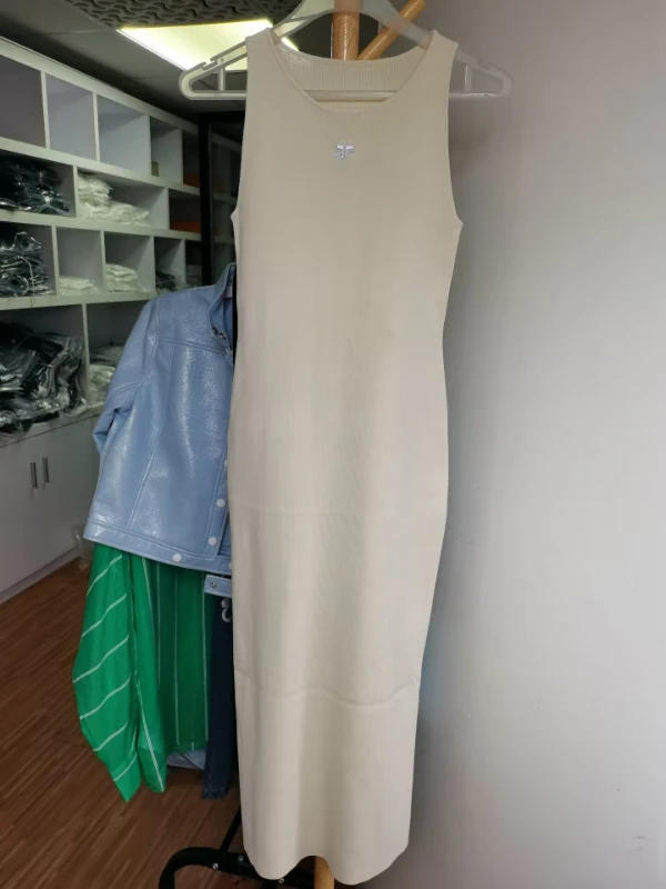 

Модное классическое Роскошное дизайнерское платье из новой ткани, женское Облегающее вязаное платье-топ на тонкой подошве, темпераментная длинная юбка