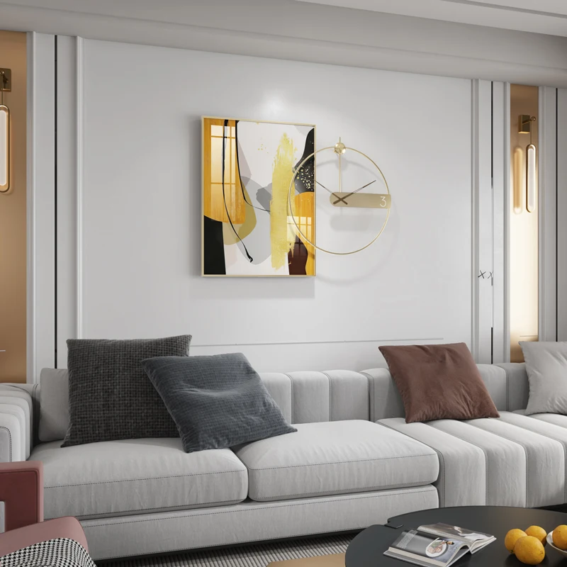 

Stylish Kitchen Large Wall Watch Japanese Room Creative Silent Saatrative Wall Watch Electronic Horloge Murale Saatration Home