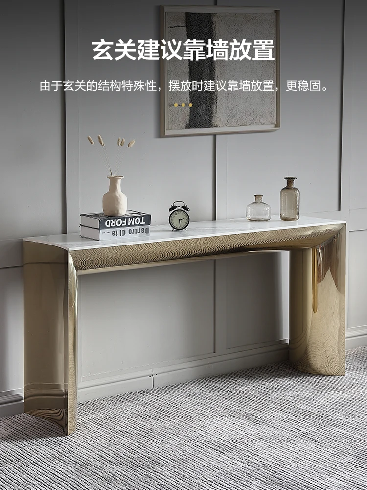 Роскошный светильник Delifeng каменная пластина консоль дверь стена металл