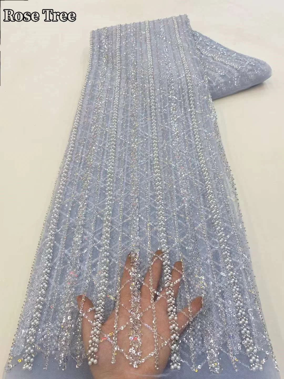 Рисунок 5 - Нигерийское кружево ткань с вышивкой