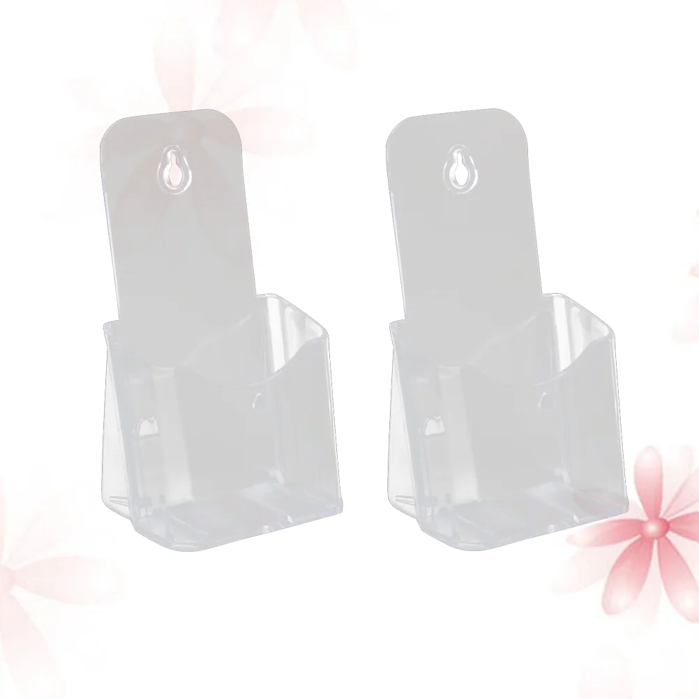 

2Pcs Display Holder Transparent Durable Display Rack Showing Stand Display Stand Holder for Shop