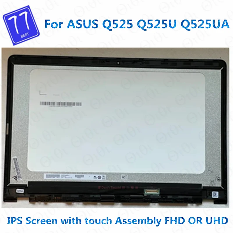 

Светодиодный ЖК-дисплей IPS с рамкой для ASUS Q525 Q525U Q525UA Q525UAK кодирующий преобразователь сенсорного экрана в сборе