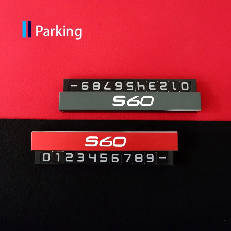 

Car Temporary Parking Card For Volvo S60 Auto Phone Number Card For Volvo C30 C70 XC40 XC60 XC90 S60 S90 V40 V50 V60 V70 AWD T6